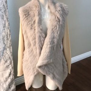 Exquisite LOVE TOKEN Rabbit Fur Jacket